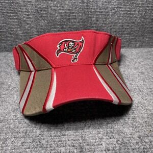 Tampa Bay Buccaneers Hat Cap Strap Back Red Brown NFL Football Mens Visor